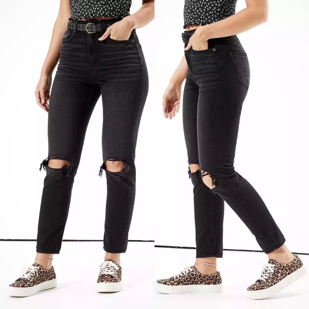 American Eagle | Ripped Mom Jean